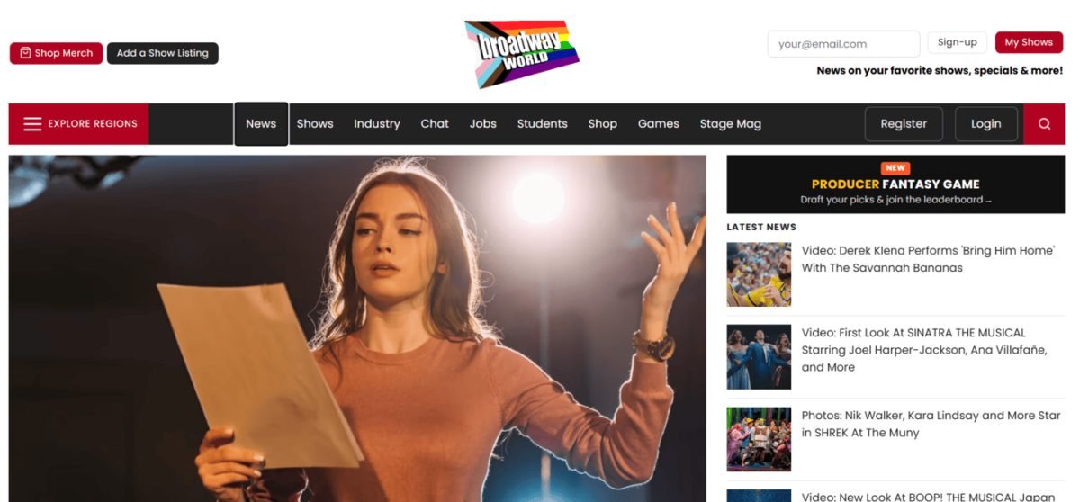 Do-Follow Backlink from broadwayworld.com
