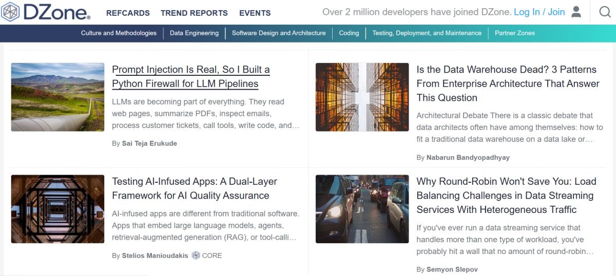 Do-Follow Backlink from dzone.com